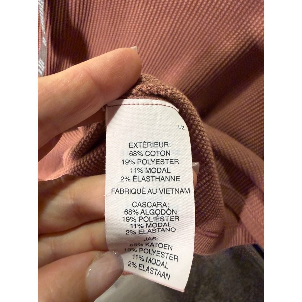Vuori Coast tee boxy terracotta euc Med cozy post workout daywear fun athleisure - Picture 9 of 12